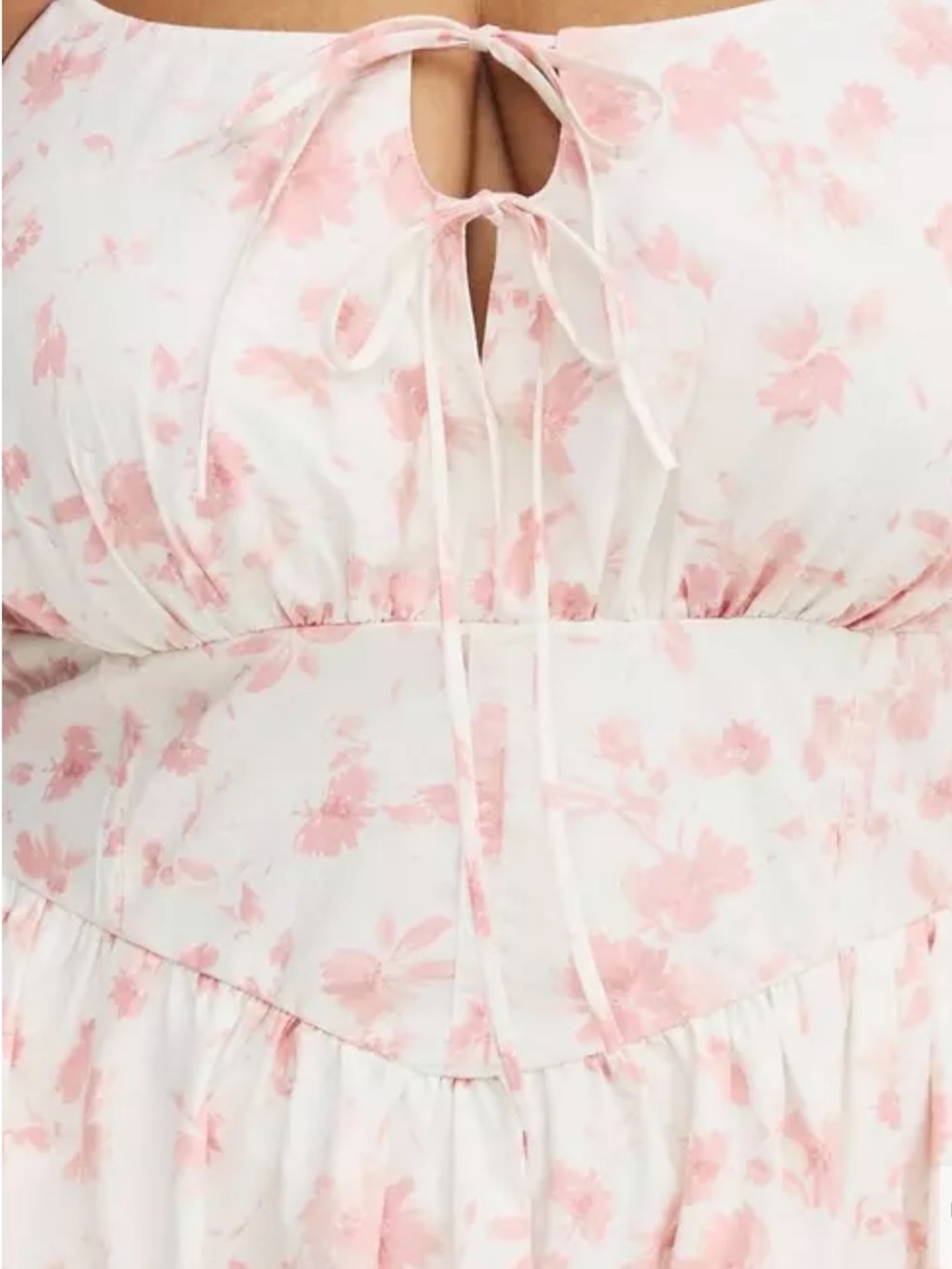 Torrid Corset Pink Sunflower Mini Dress Size 18 NWOT - Picture 6 of 8